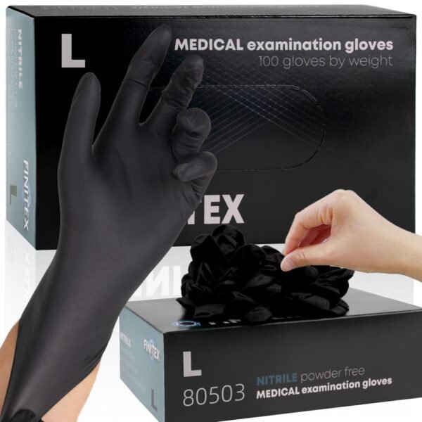 Examination Gloves Latex Powder Free — 100 Pieces