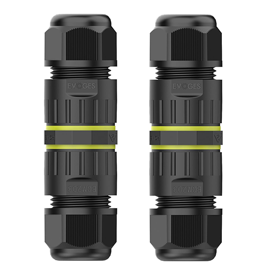 Industrial Cable Connector M20 IP68 Inline Waterproof