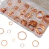 160pc-copper-washer-assortment-fmwa6200-fmwa6200a Copper Crush Washer Assortment Kit Hydraulic