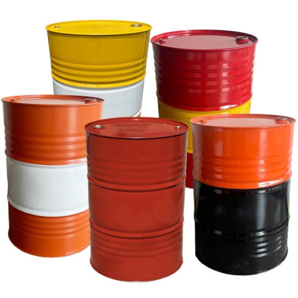 200L-Close-Top-Steel-Drum-Large-Capacity-Industrial-Liquid-Container-Multiple-Colors-Customizable-for-Paint-Storage-Direct Industrial Cutting Fluid