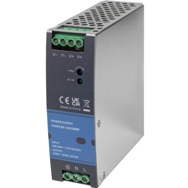 2235271_01_YSDN15024005000_Image1_2e90197bd4e7051564f47b9d9f8cdb9e 24VDC DIN-Rail Industrial Power Supply 5A