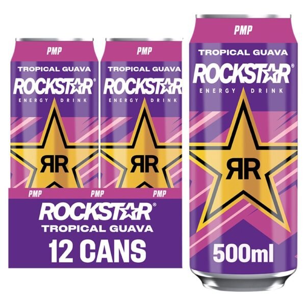 4060800307750 Rockstar Tropical Guava – 500 ml