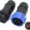 Industrial Cable Connector M25 IP68 Inline Waterproof