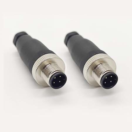 51kic-b8fvL._AC_UL450_SY450_QL70_ M12 Industrial Sensor Connector 4-Pin Female IP67