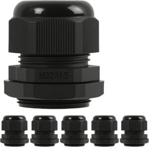 Industrial Cable Connector M32 IP68 Inline Waterproof