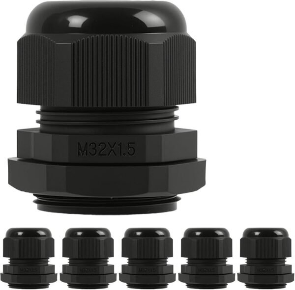 Industrial Cable Connector M32 IP68 Inline Waterproof