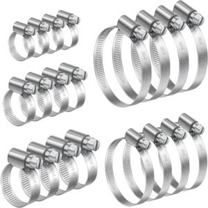 Stainless Steel Hose Clamp 20–32mm Worm Drive