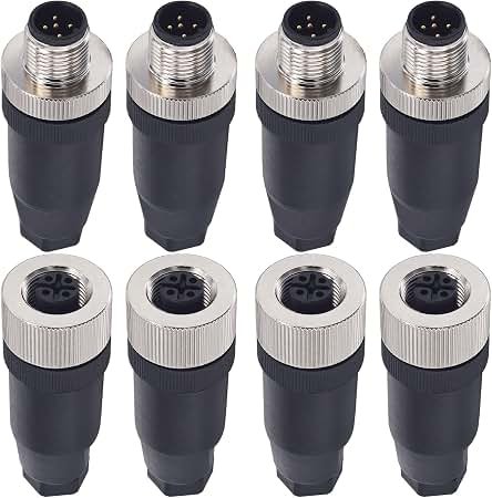 81f8s3psjuL._AC_UL450_SY450_QL70_ M12 Industrial Sensor Connector 4-Pin Female IP67