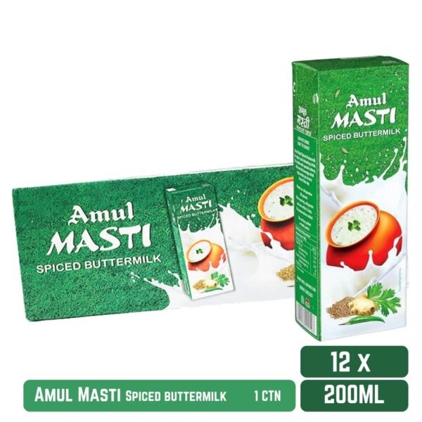 Amul-Masti-200-x-12 Amul Masti Buttermilk – 200 ml