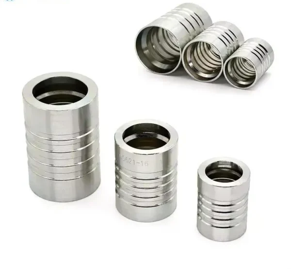 Best-Selling-Hydraulic-Hose-Crimping-Accessories-Ferrules-1-4-with-Low-Price Hydraulic Hose Crimp Ferrule 3/4in