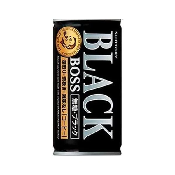 SuntoryBossBlack185G Boss Coffee Black – 185 g