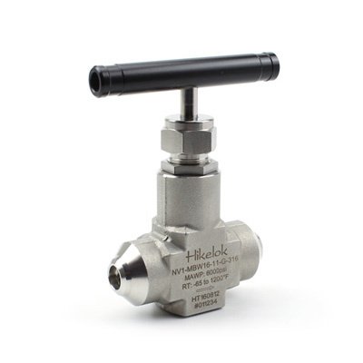 Swagelok-Type-6000-Psi-1-8-Stainless-Steel-Needle-Valve 316L Stainless Steel Instrument Needle Valve 1/2in 6000psi