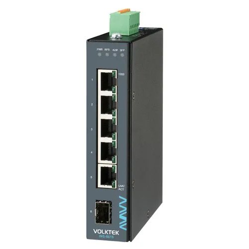 Volktek-5-port-Industrial-Grade-Managed-Ethernet-Switch Switch 5-Port Managed DIN Rail