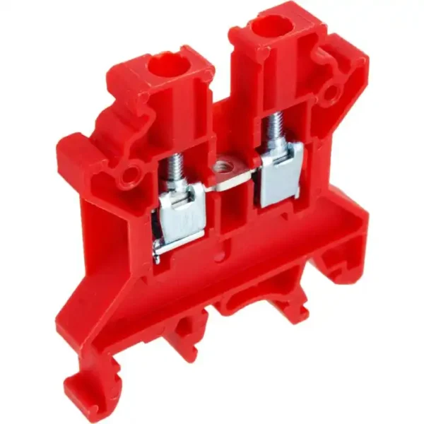 cts4u-n-r-feed-through-terminal-block-6mm-red DIN Rail Feed-Through Terminal Block 6mm² 600V