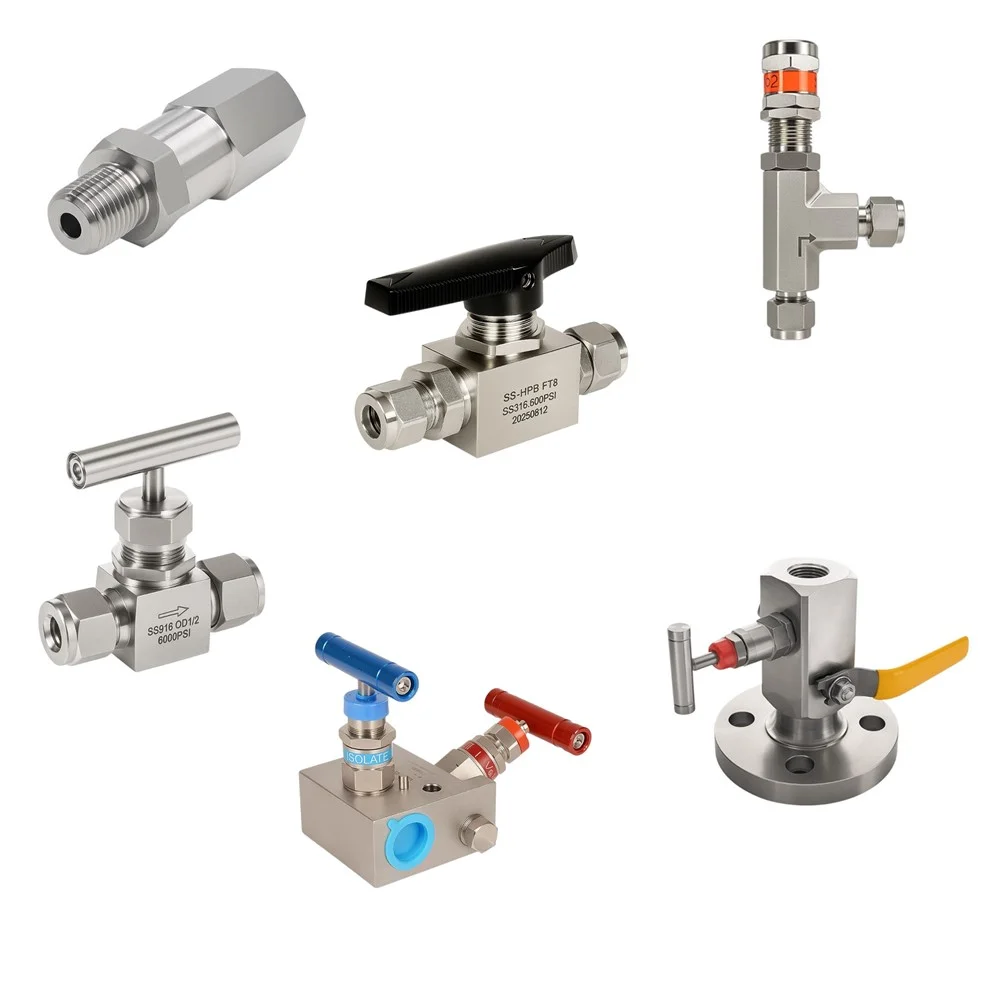 316L Stainless Steel Instrument Ball Valve 1/2in 6000psi