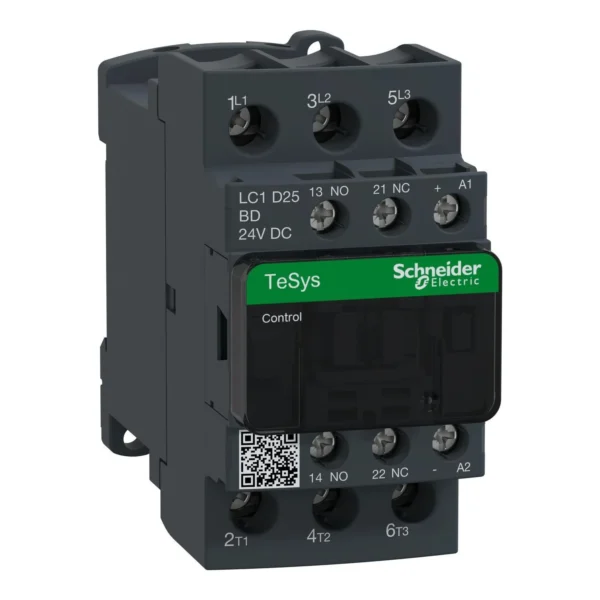 lc1d25bd_1 24VDC Industrial Contactor 25A 3-Pole