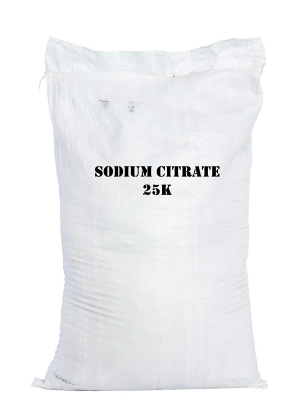 Sodium Citrate Food Grade 25kg bag