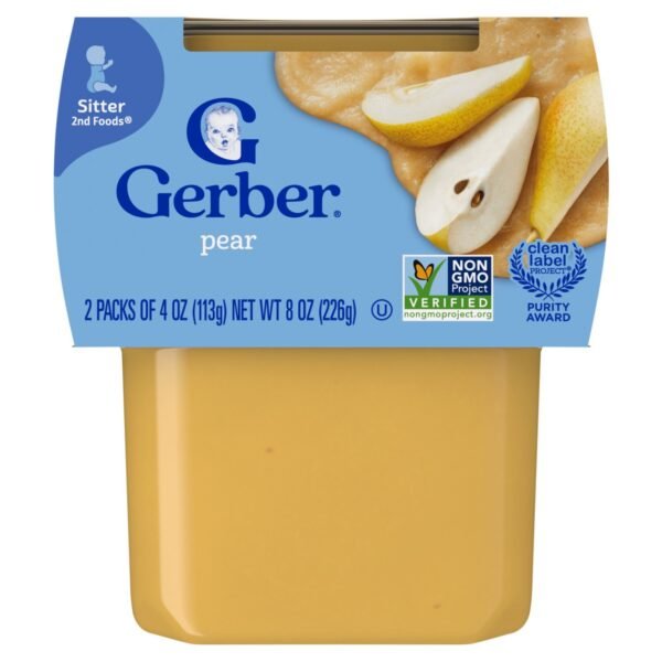 00015000076061_1 Gerber 2nd Foods Pear – 113 g
