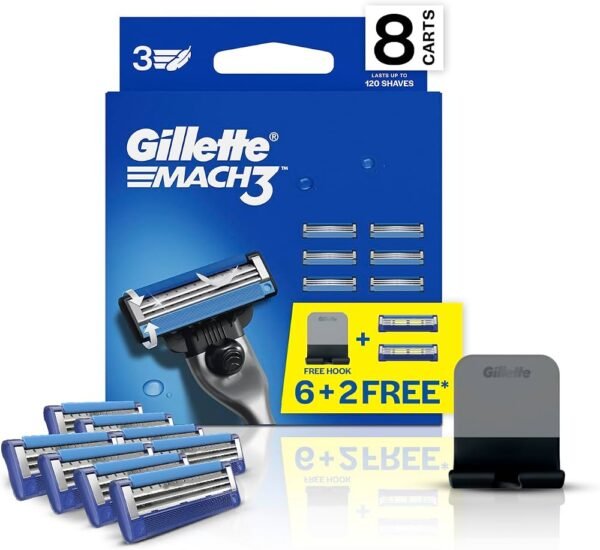 Gillette Mach3 Razor Blades 8-pack