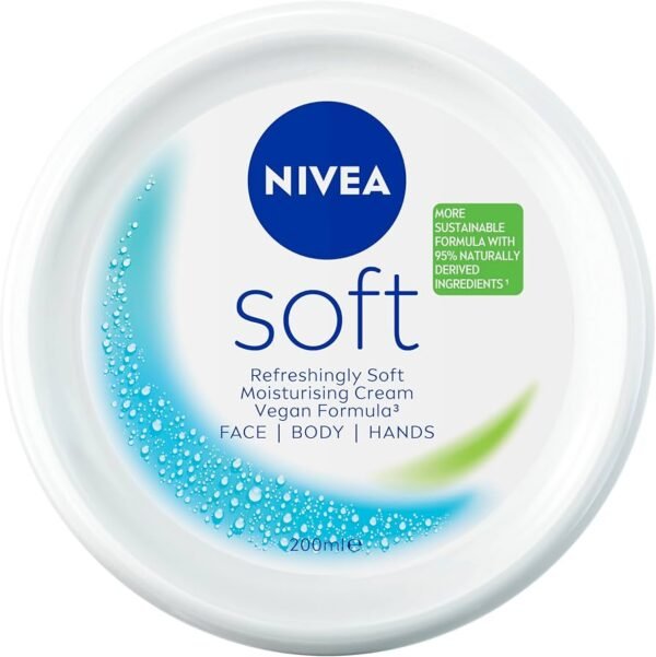71npfIyKBPL._AC_UF894,1000_QL80_ NIVEA Soft Refreshingly Soft Moisturising Cream 200ml