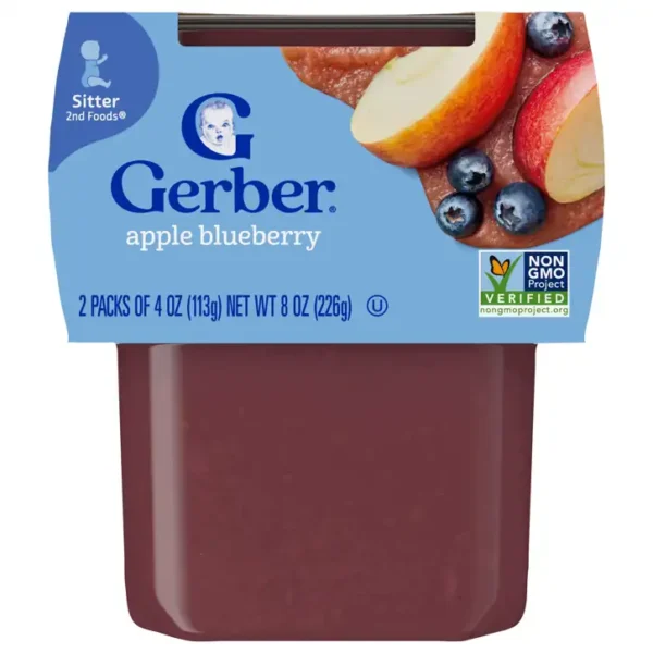 725 Gerber 2nd Foods Apple Blueberry – 113 g