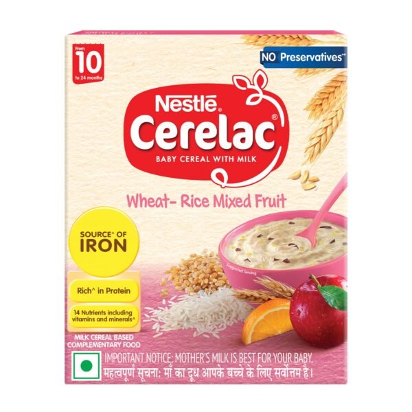 81V2cjsT8UL Nestlé Cerelac Rice & Mixed Fruits – 300 g
