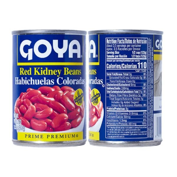 88f29c9a613eb6e89f1f1f240db8a4b73dd0dfd8_CannedBeans_156778_01 Goya Red Kidney Beans — 439g