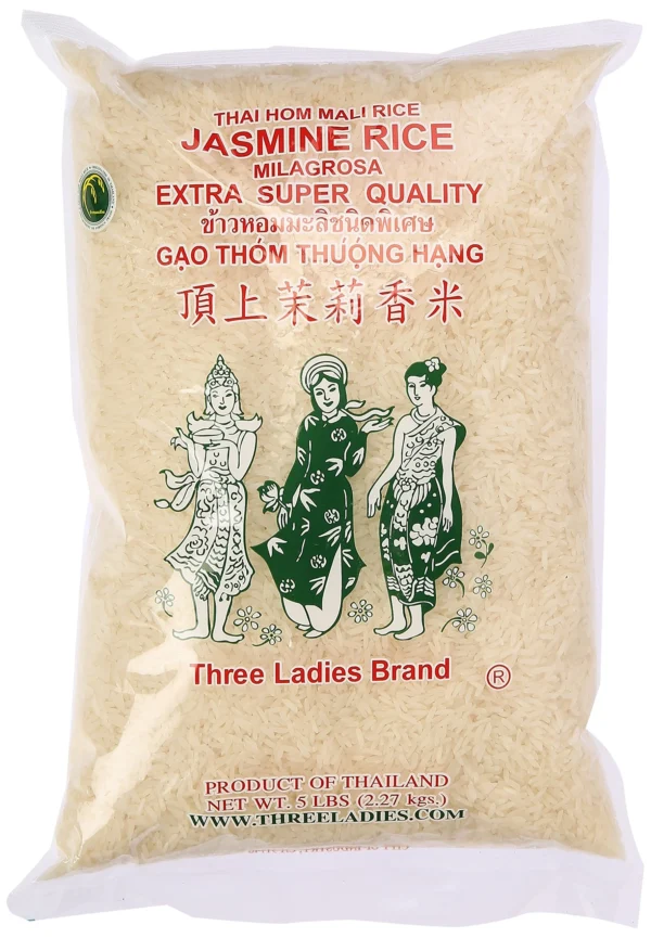 91-Z7QwpEoL Three Ladies Jasmine Rice — 5kg