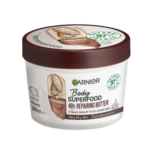 Garnier-Superfood-butter-1 Garnier Body Superfood Cocoa Butter 380ml
