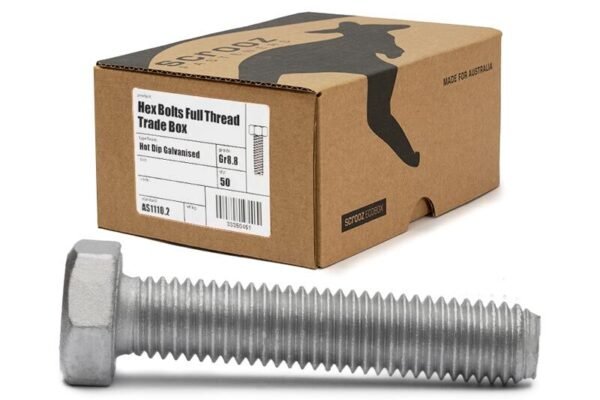 HSET12050GT Hex Bolt M12x50mm Grade 8.8 Box 200 Units