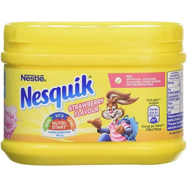 NESTLE-NESQUIK-STRAWBERRY-300GM Nesquik Strawberry Milk – 300 ml