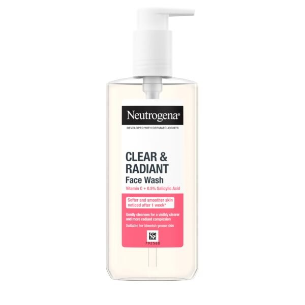 NTG_EMEA_UK_3574660569759_90504500_Clear_Radiant_face_wash_200ML_000_TIF Neutrogena Clear & Soothe Facial Cleanser 200ml