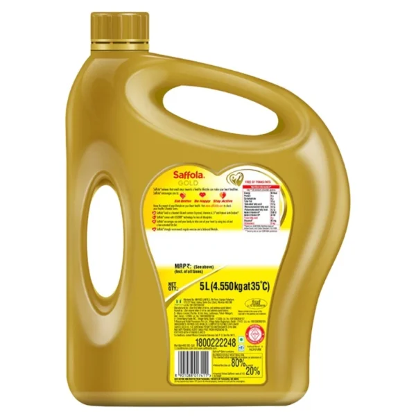 Saffola Gold Edible Oil — 5L