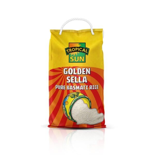 Tropical Sun Golden Sella Basmati Rice (5kg)-1718809083277 Golden Sella Basmati Rice — 5kg