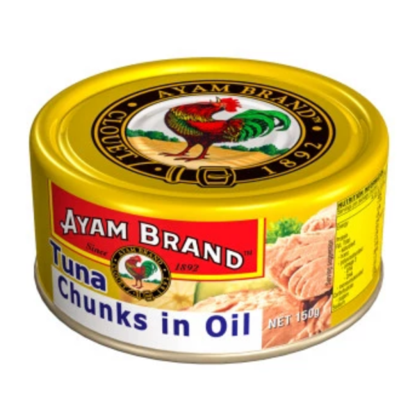 Ayam Brand Tuna Chunks in Oil — 185g