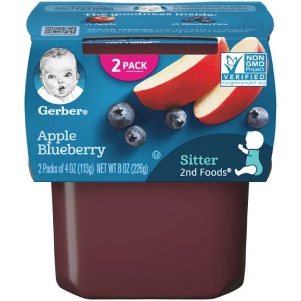 gerber-2nd-foods-apple-blueberry-8-oz Gerber 2nd Foods Apple Blueberry – 113 g
