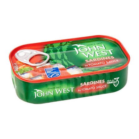 images (1) John West Sardines in Tomato Sauce — 120g