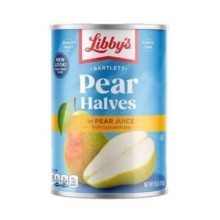 images (1) Libby's Pear Halves — 15oz