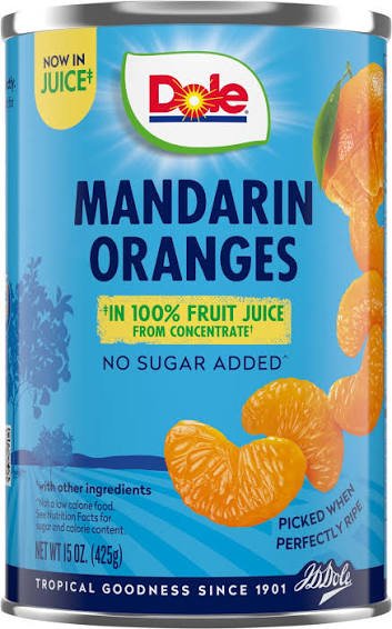 images (1) Dole Mandarin Oranges — 425g