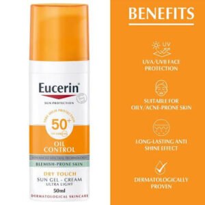 Eucerin Sun Oil Control Gel-Cream SPF50+ 50ml