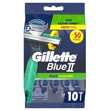 images (1) Gillette Blue II Disposable Razors 10-pack