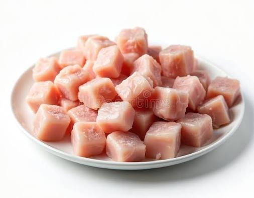 images (1) Frozen Chicken Breast Meat, Cubed