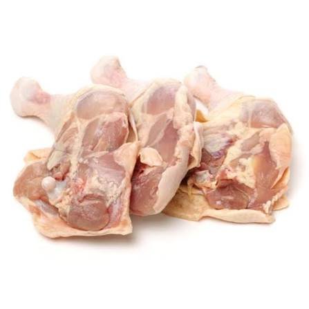images (2) Frozen Chicken Skinless Boneless Leg Quarters