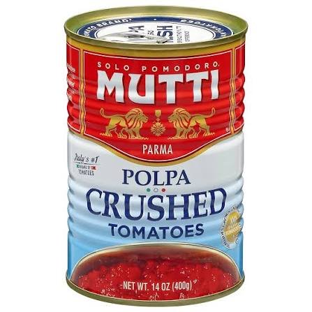 images Mutti Polpa Finely Chopped Tomatoes — 400g