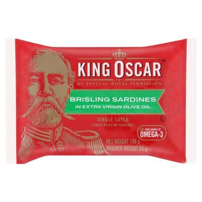 King Oscar Sardines in Olive Oil — 106g