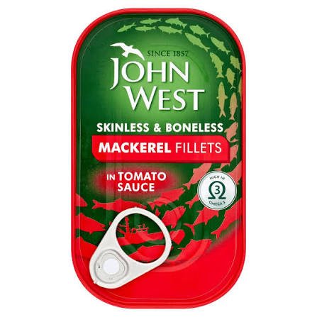 John West Mackerel in Tomato Sauce — 125g