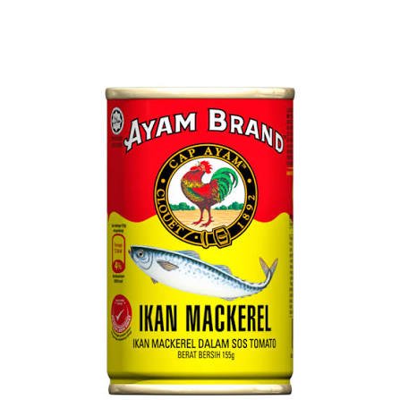 images Ayam Brand Mackerel in Tomato Sauce — 155g