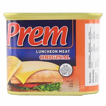 Prem Luncheon Meat — 340g