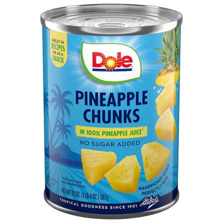 images Dole Pineapple Chunks — 567g