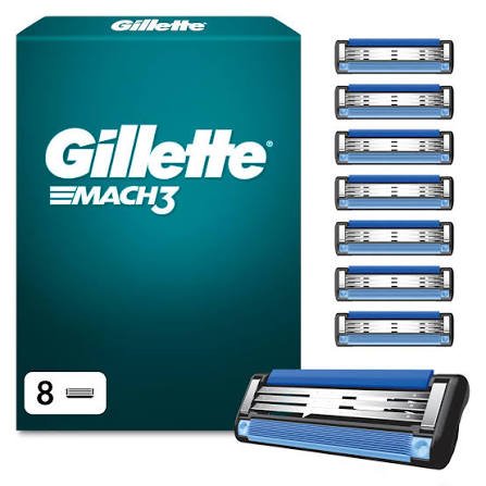 Gillette Mach3 Razor Blades 8-pack